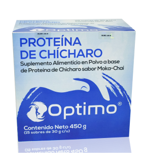 Proteína de Chícharo - caja de 450g - vista frontal