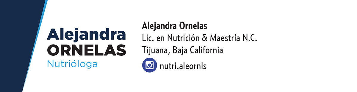 Nutrióloga Alejandra Ornelas